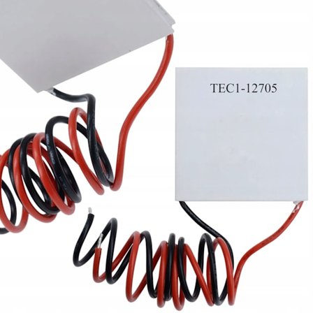 Peltiermodul TEC1-12705 40X40Mm – Kjøling og Oppvarming | 77W | 12V | for Elektronikk og Minikjoleskap