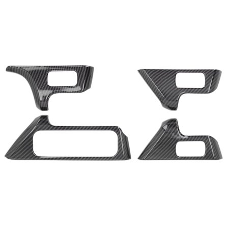 4 stk Dekorlister for Vindusheisbryter i Karbonfiber-Stil, Erstatning for Benz B-Klasse GLB X247 2020+