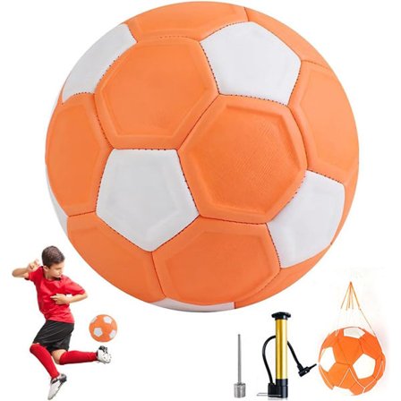 Buet Fotball Treningsball 20cm med Pumpe, Nettingpose og Luftnål for Fotballtrening