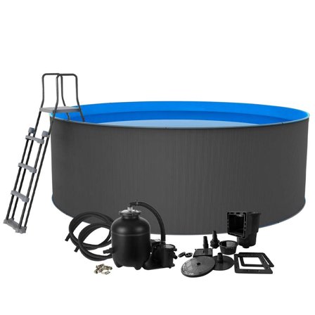 Swim & Fun Santorini XL Poolpaket Ø4,6 x 1,2 m, 17 600 L, Pooler & utebad