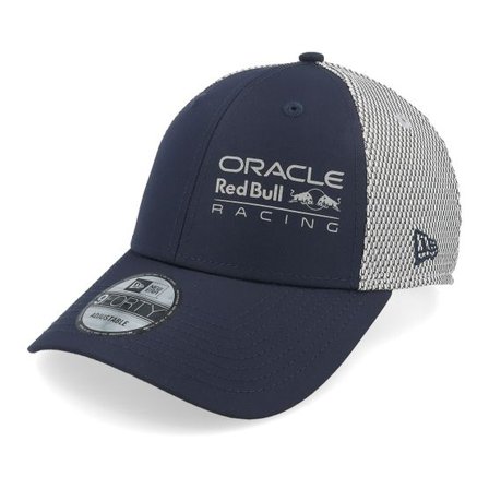 New Era - Motor Blå trucker Keps - Red Bull F1 25 Vegas Team 9FORTY Navy/Reflective Mesh Trucker @ Hatstore