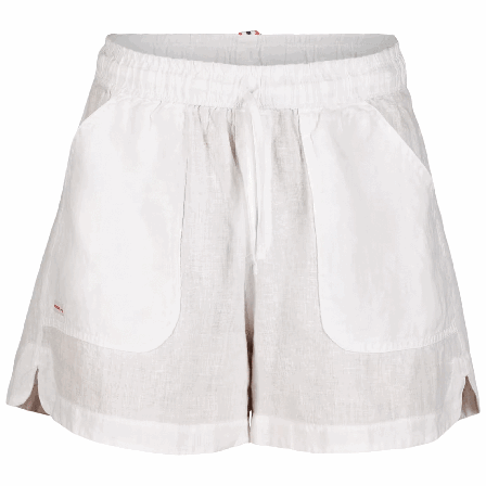 Amundsen Safari Linen Shorts Womens Natural