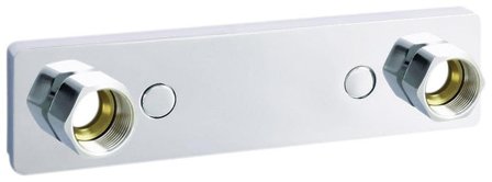 Trio Perfekta 8265210 Vægbeslag 160 c/c, skjult rør, til Ø12 mm, Badeværelse