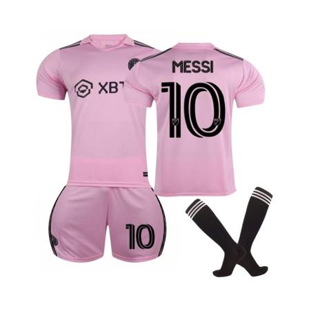 Inter Miami CF 2023 hemmatröja Lionel Messi #10 Fotbollströja S(165-170CM)