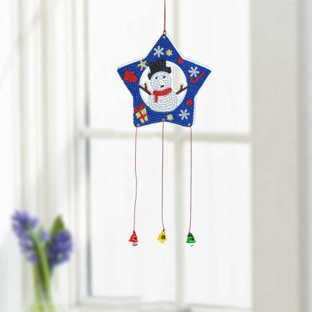 Juldekor, 5d Diamond Handgjord Crystal Wind Chime