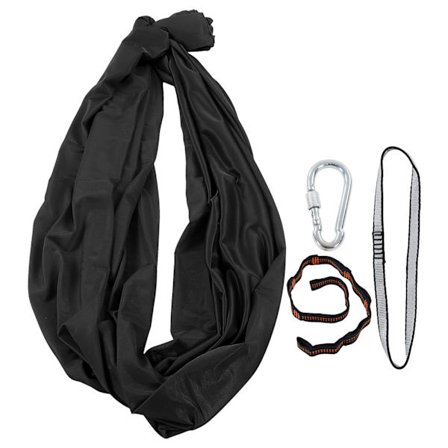 Barn Stretch Hängmatta Elasticitet Inlärningsförmåga Få Livs Avslappning Bekväma Barn Hängmatta Gungor för Att Spela Svart