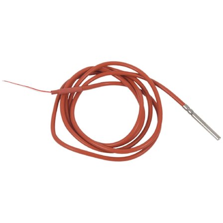 2-leder PT1000 Temperatursensor Termistor Silikone Gel Belagt 1,5 Meter Probe 45mm x 5mm -50-180