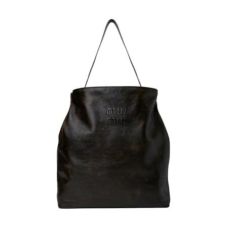 Miu Miu Tote Bags Sort, Dame Toilettasker, Størrelse: ONE Size