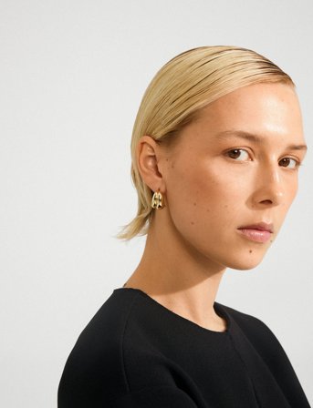 Pilgrim Miko Earrings Gold-Plated - Gold - ONE SIZE