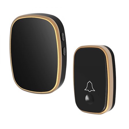 Langaton ovikello, vedenpitävä ovikello kotiin, useita äänenvoimakkuuksia