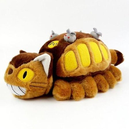 Anime Studio Ghibli Min Nabo Totoro Cat Bus Plysj Leke Myk Fylt Barnedukke [DB]