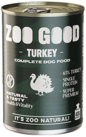 Zoo Good Wet-food Adult Turkey 400 g