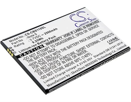 Batteri for SmartPhone, Mobil for Cubot Note S