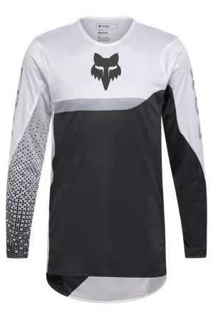 FOX Flexair Fracture MX Jersey White/Black L