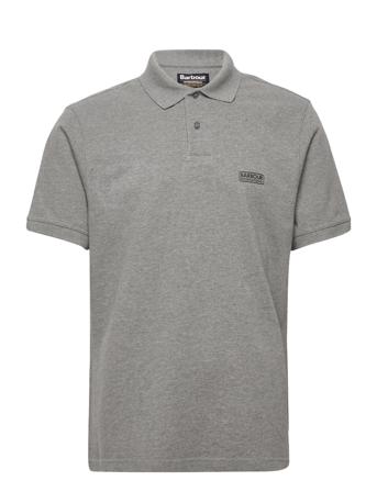 B.intl Essential Polo Polos Short-sleeved Harmaa Barbour