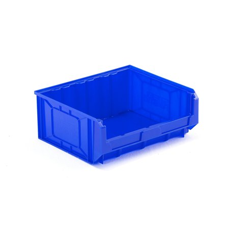 Sichtlagerkasten APART, 345 x 410 x 165 mm, blau