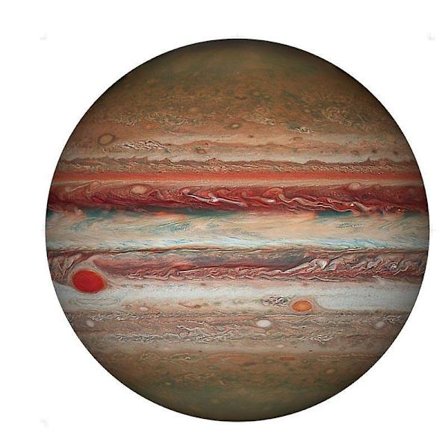 Puslespil til voksne teenagere 1000 brikker, Planet stort rundt puslespil svært og udfordrende(Jupiter)