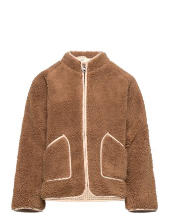 Jerry Outerwear Fleece Outerwear Fleece Jackets Brun MarMar Cph