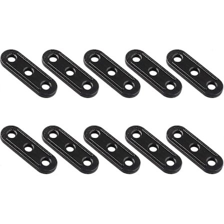 10 stk. 3-hullers teltlinespændere, justerbar linespænder til camping, vandring, backpacking, picnicly, udendørsaktiviteter