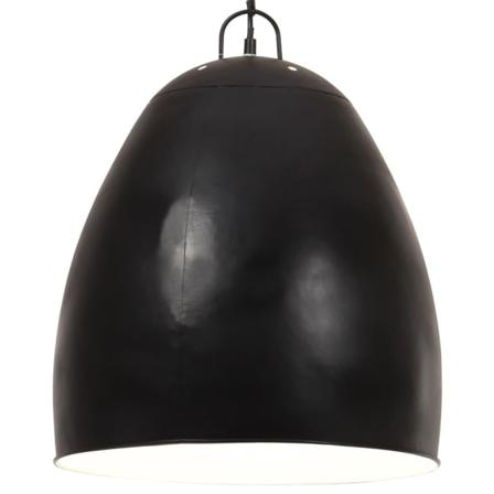 Vidaxl Hänglampa Industriell 25 W Svart Rund 42 Cm E27 Svart
