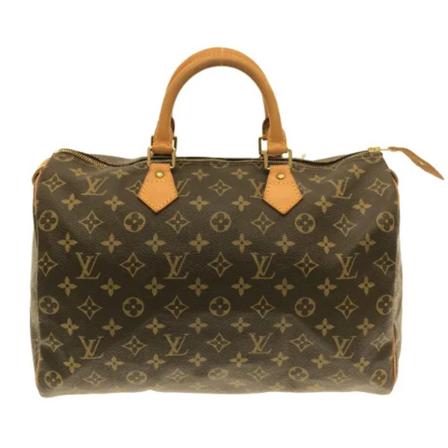 Louis Vuitton Vintage Pre-owned Canvas hndtasker Brun, Dame Vintage Tasker, Størrelse: ONE Size