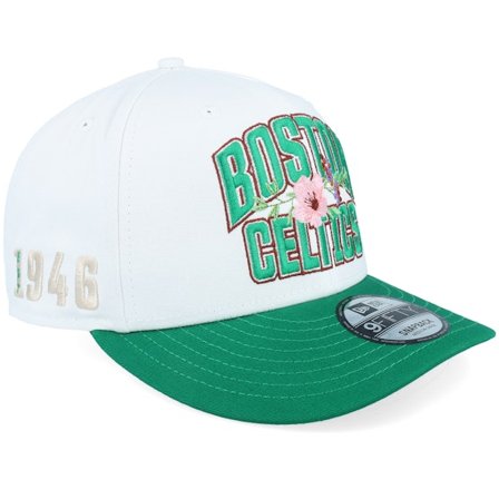 New Era - NBA White adjustable Czapka Z Daszkiem - Boston Celtics NBA Wordmark 9FIFTY White/Green Adjustable @ Hatstore