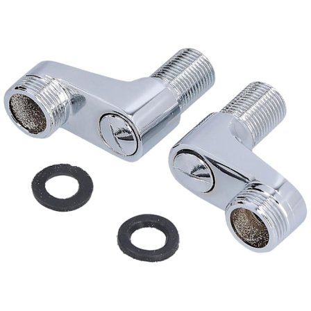 G1/2 til G3/4 Dusjbatteri Kran Svingarmsadapter Kaldt Varmt Vannrør Fast Tilbehør for Bad