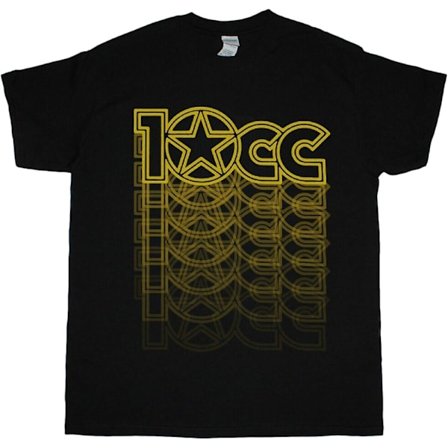 10cc logosvart t-shirt Rock Electric Light Orchestra Chicago