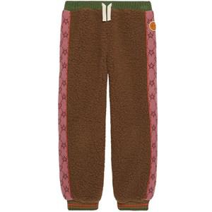 Kids - Gucci Fleece Pant With Logo Tape Brown 10 Years - Bottoms - 10 years - Brown