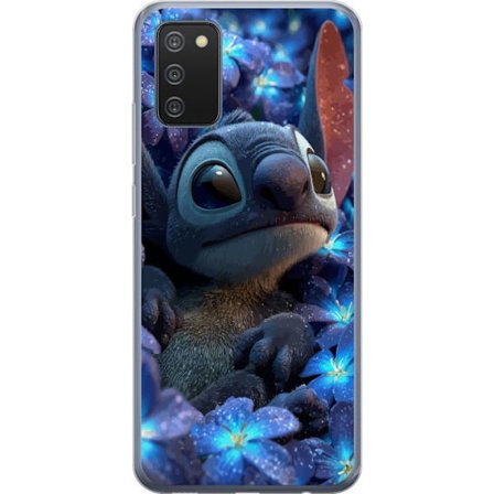 Kompatibel Mobilcover til Samsung Samsung Galaxy A02s Stitch Blandt Blå Blomster