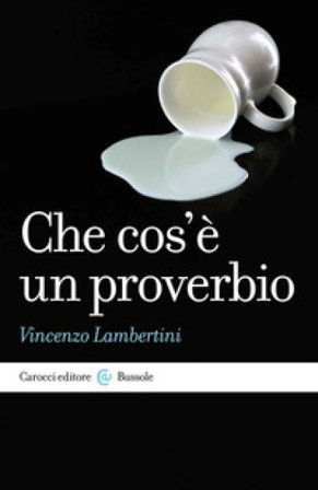 Che cos'è un proverbio Vincenzo Lambertini