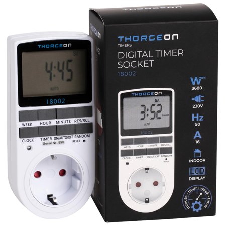 ThorgeOn Digital Timer Veggplugg
