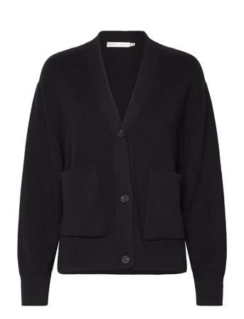 Rafeeiw Small Cardigan Strikkegenser Cardigan Svart InWear*Betinget Tilbud