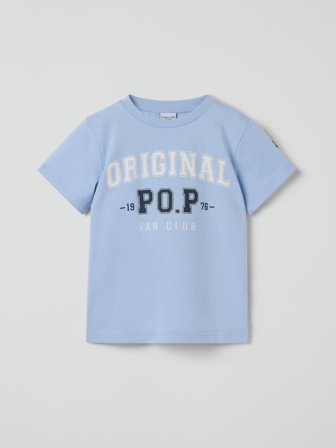 T-paita kuviolla Polarn O. Pyret 86 lastenvaatteet blue