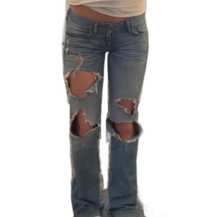 Lågmidjade jeans