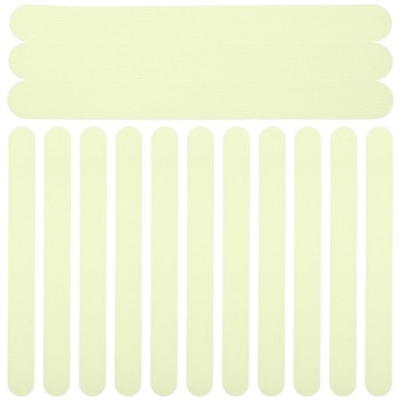 24 ark anti-slip trappetrin, selvlysende striber til trapper, reflekterende striber til trapper, anti-slip klistermærker (20X2X0.2CM, grøn)