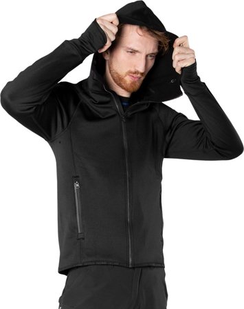Fristads Outdoor Herr Calcium Polartec Power stretch hoodie, Svart