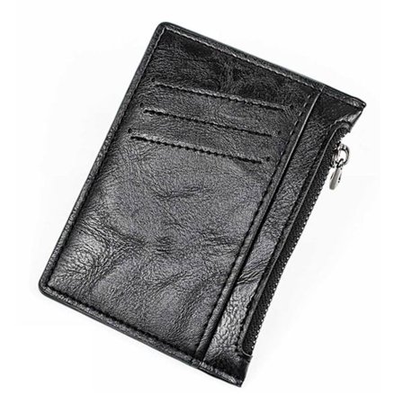 Kortholder med lynlås Wallet Skins - Sort