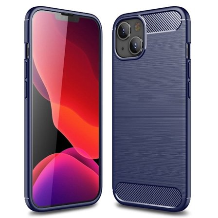 Carbon Flex iPhone 14 skal - Blå