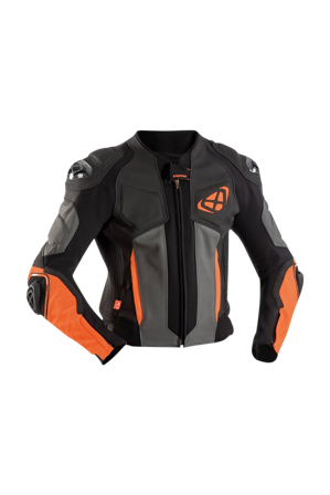 Ixon Vendetta Evo Motorcycle Jacket Black/Anthracite/Orange L