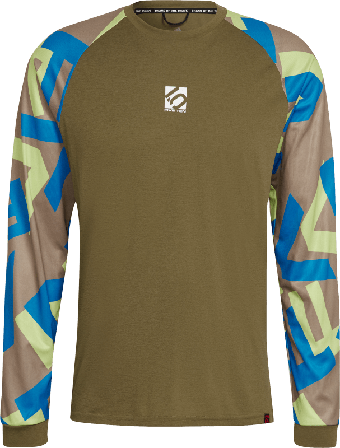 Five Ten Men's TrailX Long-Sleeve Top Men long-sleeved training tops Green XL