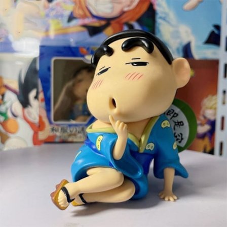 1. Shin-Chan tegneserie Anime Figur Blå