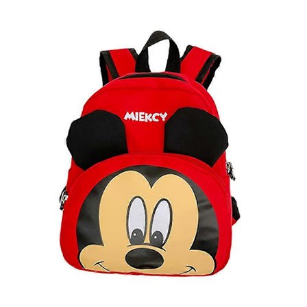 Minnie Mouse 3D Rygsæk til Børnehave Småbørn Børn Drenge Piger Førskole Skoletaske Rejse Studenter Rygsæk Gave (FMY) Mickey Mouse