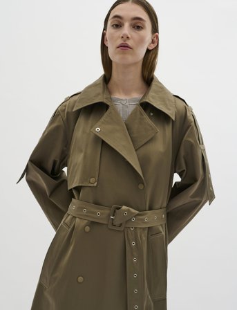 Karen By Simonsen Kbtitte Coat - Khaki green - M