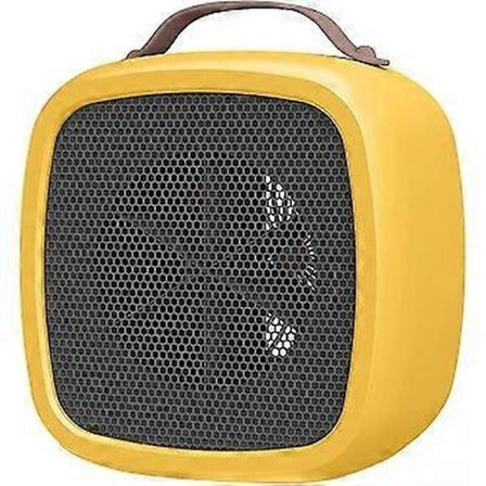 Varmeblæser, batteridrevet kompakt elektrisk miniblæser vinter elektrisk med termostat høj effekt