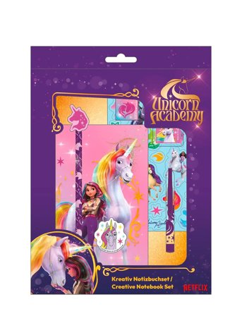 Unicorn Academy Creative Notebook Set Patterned Undercover