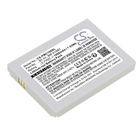 Batteri til Pliant MicroCom XR trådløst headset, 00004394, 00004445 og andre