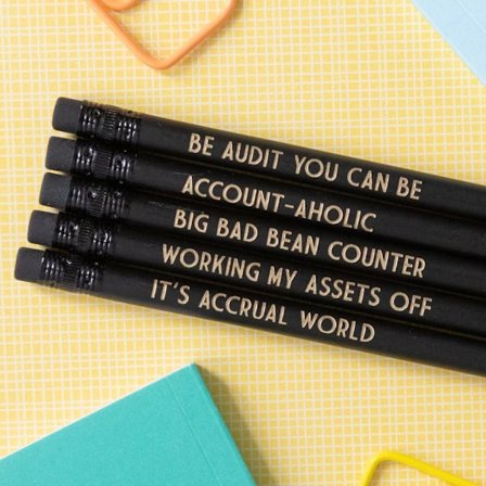 5 kpl Funny Profession Pencil Set TILINPÄÄTÖS