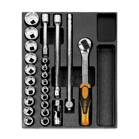 Werkzeugsatz + Aufbewahrung Beta Tools T83-24