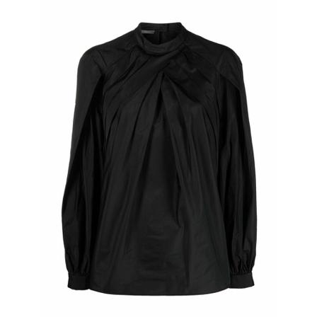 Alberta Ferretti A022351250555 Bluse Sort, Dame